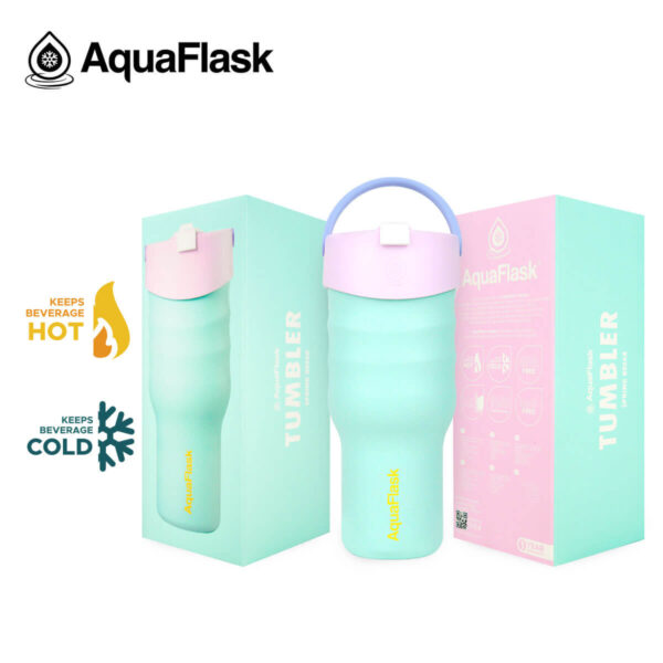 Aqua Flask Tumbler Collection – 30 oz Spring Break