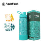 Aqua Flask Terrazzo Collection – 18 oz - Seafoam Green