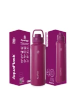 Aquaflask Wide Mouth Sports Lid Bottle – 40 oz Magenta