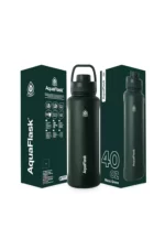 Aquaflask Wide Mouth Sports Lid Bottle – 40 oz Moss Green