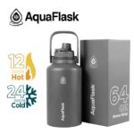 Aqua Flask Original Bottle – 64 oz Stone Gray
