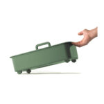 Snips Kitchen Organiser with Wheels and Handle - Green - Image 3