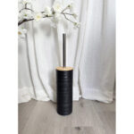 Toilet Brush with Stainless Steel Rod And Wooden Lid - Image 6