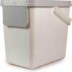 Recycle Bin - 25L-White with Grey Lid