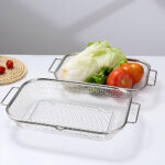 Rectangular Strainer 38 cm - Stainless Steel - Image 3