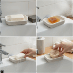European Soap Dish 12.5 x 9 cm – Off White - Image 3