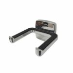 Wall Mounted Hair Dryer Holder ( Zinc + Stainless Steel ) Rust-Proof  - 7.4 × 7.6 × 5 cm