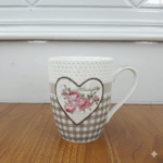 Porcelain Mug Collection Rose and Heart – 300 ml - Image 2