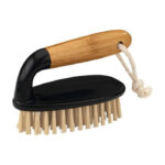 Bamboo Scrubber Brush - Black