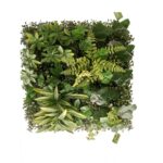 Wall Panel Artificial Plant 50cm x 50cm – Milan Big Tree Combination - Image 2