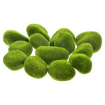 Artificial Moss Stones for Decoration – Set of 8