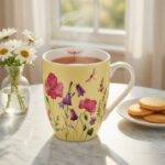 Porcelain Mug Collection Flowers  – 300 ml - Image 2