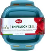 Set 3 Pieces Snipslock Containers- Square 1,8L Mix Colours - Image 5