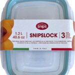 Snipslock Set 3 Pcs Containers Rectangular 1,2L