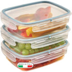 Snipslock Set 3 Pcs Containers Rectangular 1,4L Rectangular 1,4L