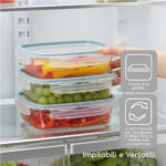 Snipslock Set 3 Pcs Containers Rectangular 1,4L Rectangular 1,4L - Image 4