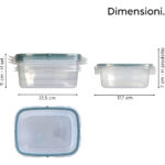 Snipslock Set 3 Pcs Containers Rectangular 1,4L Rectangular 1,4L - Image 3