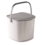Kitchen Compost Bin 3L With Handle White