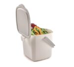 Kitchen Compost Bin 3L With Handle White - Image 4