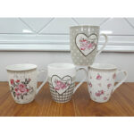 Porcelain Mug Collection Rose and Heart – 300 ml