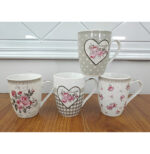 Porcelain Mug Collection Rose and Heart – 300 ml