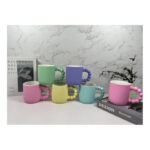 Porcelain Mug Collection With Bubble Handle in Soft Velvet Touch – 300 ml - Image 3