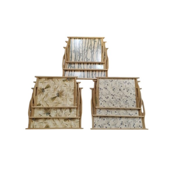 Serving Tray 3 Pcs Set Bamboo