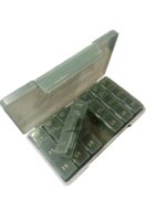 Travelling Medicine Container Organizer 21 Partitions - Green - Image 2