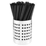 Plastic Boba Straws Extra Wide 100 Pcs  - Black - Image 5