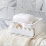 Versatile Soap Dish with Drain Tray - White - Image 3
