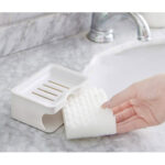 Versatile Soap Dish with Drain Tray - White - Image 2