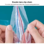 Reusable Fresh-Keeping Zipper Storage Bags – Set of 15 - Image 2