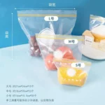 Reusable Fresh-Keeping Zipper Storage Bags – Set of 15 - Image 5