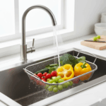 Rectangular Strainer 38 cm - Stainless Steel - Image 2