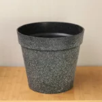 Landecor Rough Pot -  Dark Grey Medium - Image 2