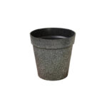 Landecor Rough Pot -  Dark Grey Small