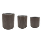 Plant Pots  Set of 3 - Small , Medium , Large – Taupe