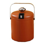 Portable Double-Walled Stainless Steel Ice Bucket - 1.3 l