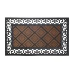 Entrance Mat PVC  45×75 cm - Black Brown