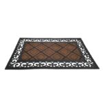 Entrance Mat PVC  45×75 cm - Black Brown - Image 2
