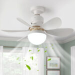 Fan with LED Light & Remote Control - 42 cm
