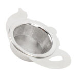Tea Infuser Filter – Stainless Steel Fine Mesh - Teapot Style, Natural Color - Image 2
