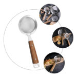 Stainless Steel Mesh Strainer Spoon with Handle – 26 cm - Image 4