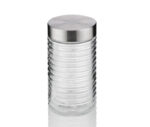 Glass & Stainless Steel Storage Jar – 1.2L ( 20 × 9 cm )