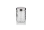 Glass & Stainless Steel Storage Jar – ( 12 × 9 cm )