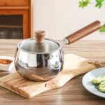 Stainless Steel Saucepan with Clear Glass Lid – 14 cm - Image 2