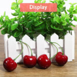 Artificial Fake Cherries Lifelike Decorative Fruits - Set of 110 Pc - Image 6