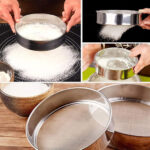 Flour Mesh And Soil Sieve Set of 2  Stainless Steel  - 9.5 cm - 10.5 cm - Image 2