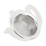 Tea Infuser Filter – Stainless Steel Fine Mesh - Teapot Style, Natural Color