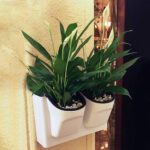 Wall-Mounted Self-Watering Flower Pot – White - Image 5